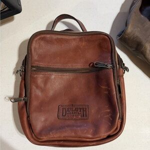 Duluth Trading Co Brown Leather Men's Bag
